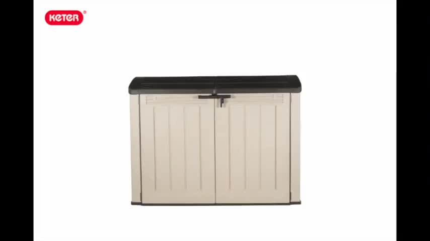 Keter Store It Out Ultra 2000L Garden Bike Shed -Beige/Green