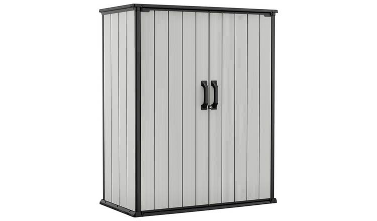 Keter Premier Tall 1400L Outdoor Storage Cupboard 4.6 x2.4ft