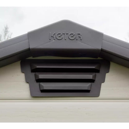 Keter Manor Apex Outdoor Garden Storage Shed 4 x 6ft - Brown