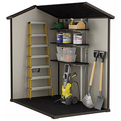 Keter Manor Apex Outdoor Garden Storage Shed 4 x 6ft - Brown