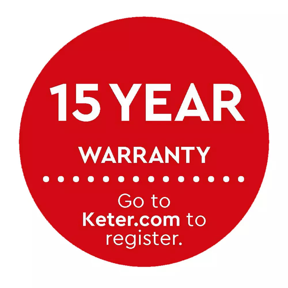 Keter Manor Apex Outdoor Garden Storage Shed 4 x 6ft - Brown