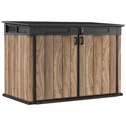Keter Signature 2020L Horizontal Garden Storage Shed - Oak