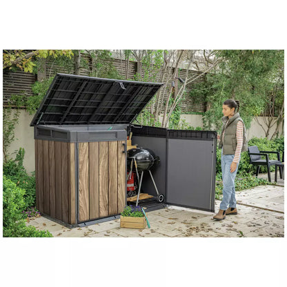 Keter Signature 2020L Horizontal Garden Storage Shed - Oak