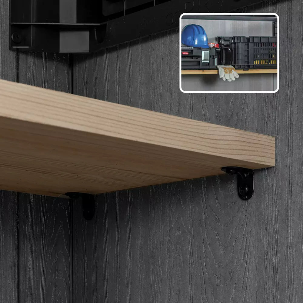 Keter Signature 2020L Horizontal Garden Storage Shed - Oak