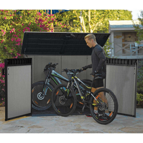 Keter Garden Storage Shed Grande Store 2020L Outdoor Tool Cabinet Box Cabin