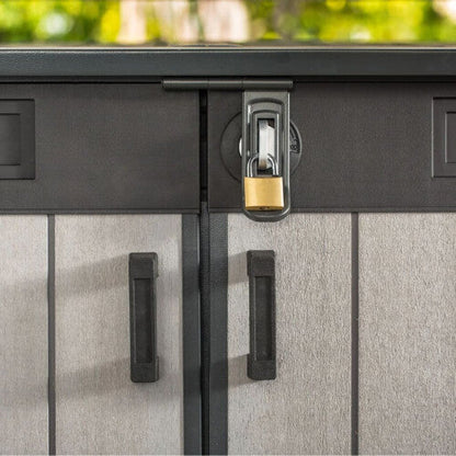 Keter Garden Storage Shed Grande Store 2020L Outdoor Tool Cabinet Box Cabin